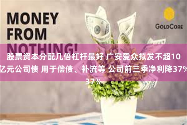 股票资本分配几倍杠杆最好 广安爱众拟发不超10亿元公司债 用于偿债、补流等 公司前三季净利降37%