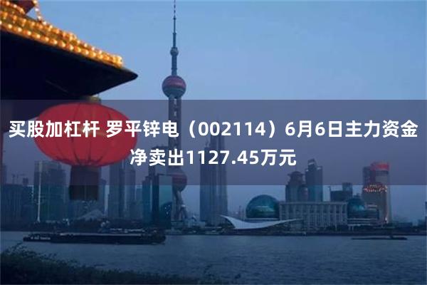 买股加杠杆 罗平锌电（002114）6月6日主力资金净卖出1127.45万元