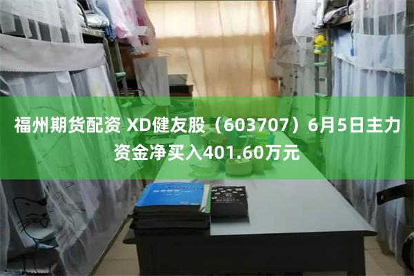 福州期货配资 XD健友股（603707）6月5日主力资金净买入401.60万元
