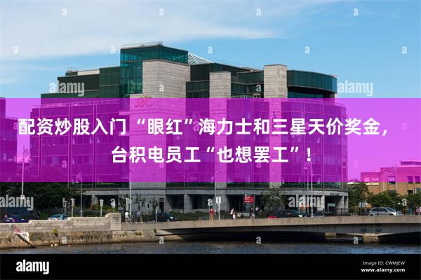配资炒股入门 “眼红”海力士和三星天价奖金， 台积电员工“也想罢工”！