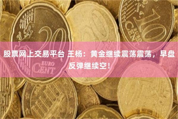 股票网上交易平台 王杨：黄金继续震荡震荡，早盘反弹继续空！