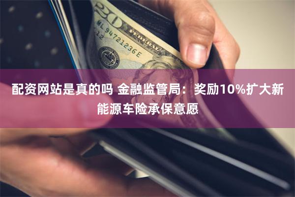 配资网站是真的吗 金融监管局：奖励10%扩大新能源车险承保意愿