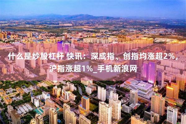什么是炒股杠杆 快讯：深成指、创指均涨超2%，沪指涨超1%_手机新浪网