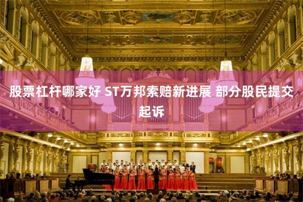 股票杠杆哪家好 ST万邦索赔新进展 部分股民提交起诉
