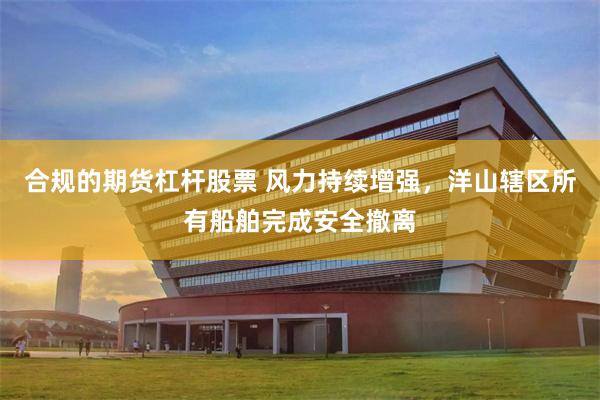 合规的期货杠杆股票 风力持续增强，洋山辖区所有船舶完成安全撤离