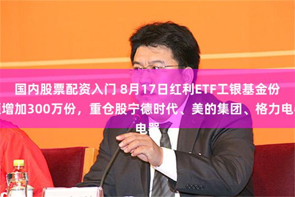 国内股票配资入门 8月17日红利ETF工银基金份额增加300万份，重仓股宁德时代、美的集团、格力电器