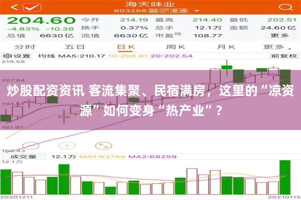炒股配资资讯 客流集聚、民宿满房，这里的“凉资源”如何变身“热产业”？